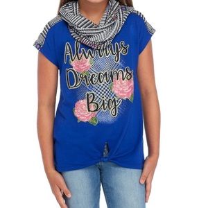 Beautees Always Dream Big Top With Scarf